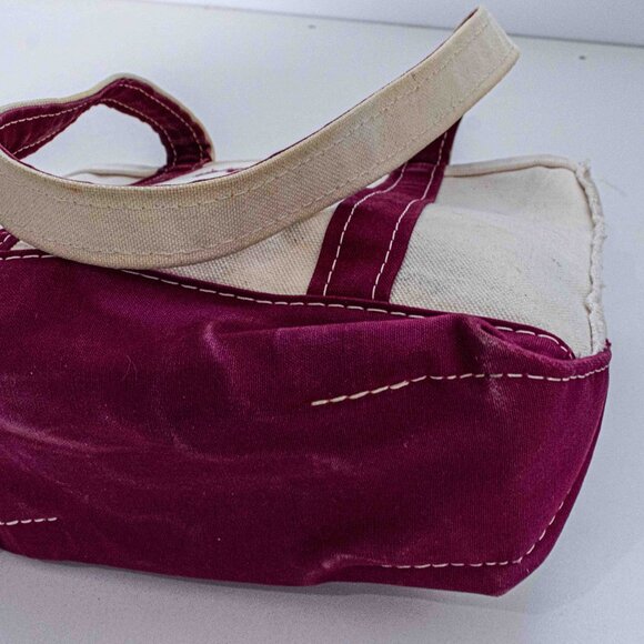 LL Bean Boat And Tote Bag Small Made in USA VTG 80s Classic - Picture 16 of 16